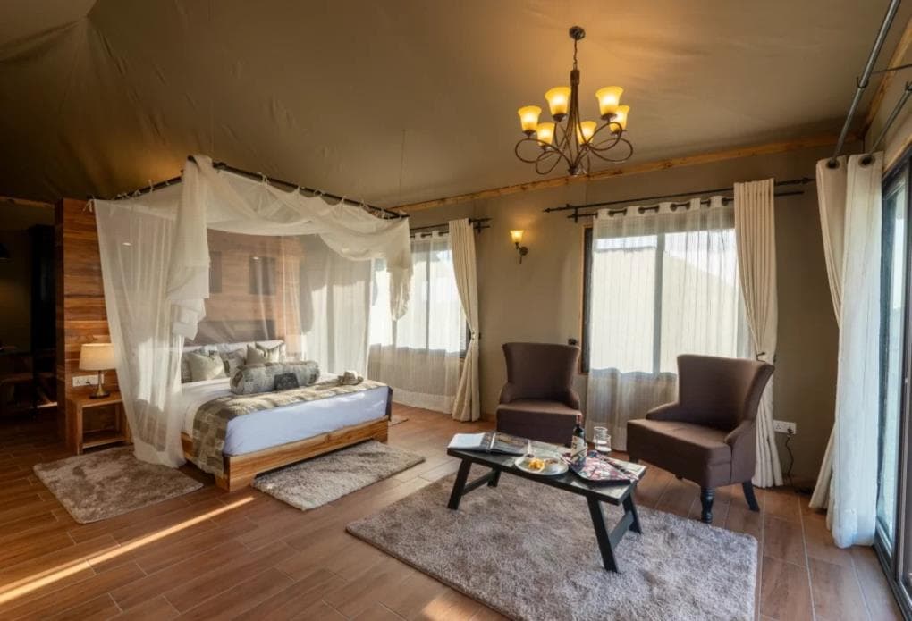 Karibu River Camp mid-range accommodation